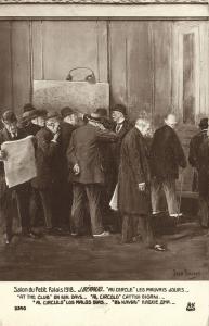 CPA Salon du Petit Palais 1918 3340 J. BÉRAUD - AU CERCLE (217790)