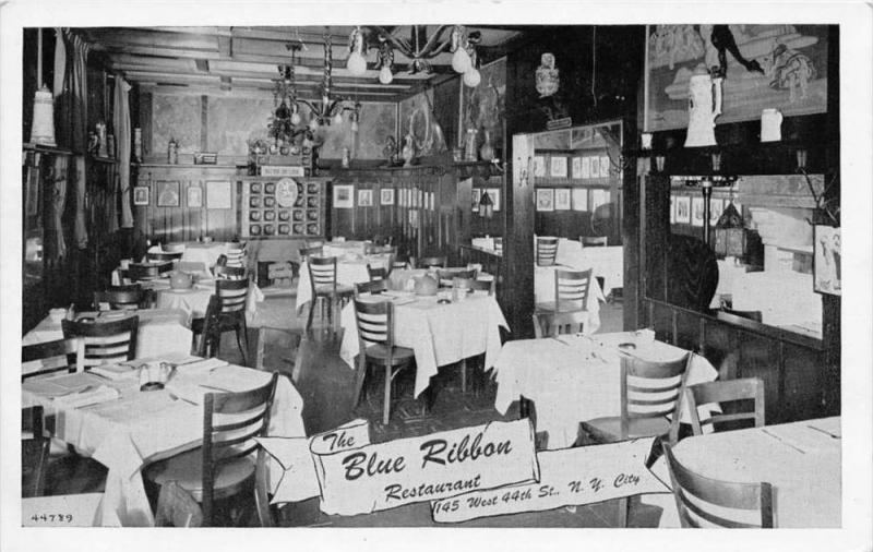 New York City    The Blue RIbbon Restaurant Dinning Room Interior