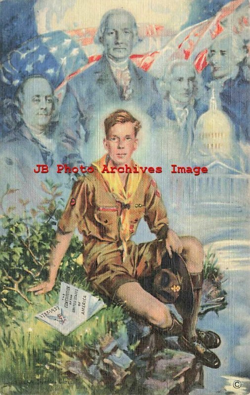 Howard Chandler Christy, Curt Teich, Boy Scout, Jamboree, Presidents