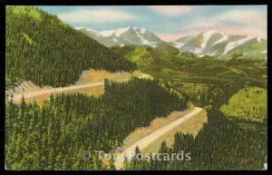 Mt. Ypsilon and Mummy Range from the Trail Ridge Road