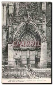 Postcard Ancient Church Portal Main Representative D Avioth The Last Judgment...