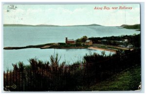 1910 Ascog Bay Near Rothesay Isle of Bute Scotland Antique Posted Postcard