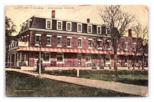 Lipton House Downs Kans. Kansas c1915 Postcard