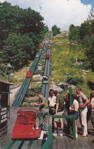 Upper Unit of Mt Cranmore Skimobile Lift in Summer - North Conway, New Hampshire