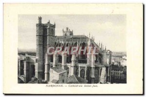 Old Postcard Narbonne Cathedral Saint Just