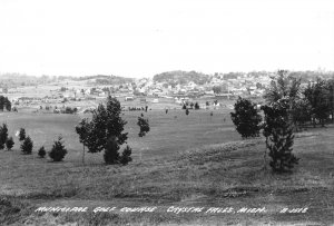 Crystal Falls Michigan Municipal Golf Course Real Photo Vintage Postcard AA64629