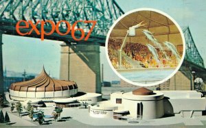 Canada Montreal Expo 67 Alcan Pavilion Postcard 08.10