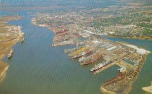 Mississippi Pascagoula Ingalis Shipyard On Pascagoula River