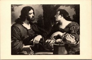 Christ and the Woman of Samaria Guercino Detroit Institute of Arts Postcard