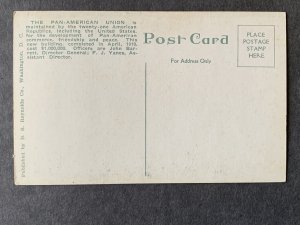 Pan American Union Washington DC Litho Postcard H2031081118