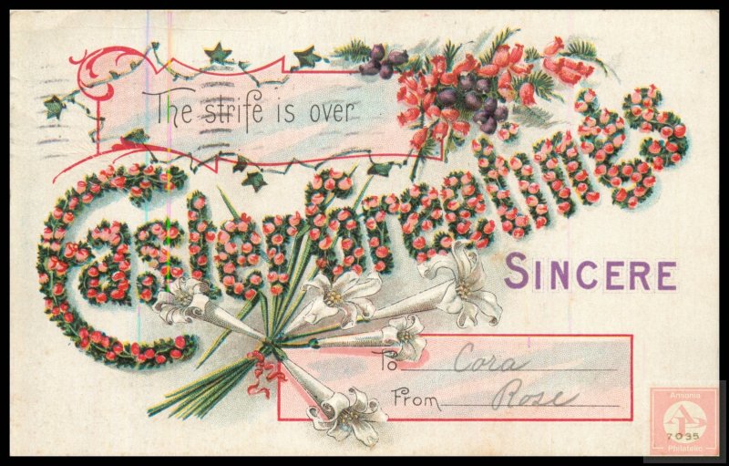 Best Wishes / Greetings (Embossed)