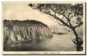 Old Postcard Environs d & # 39Hyeres Giens Point of Death