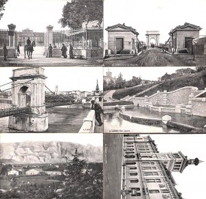 France Drôme Valence lot of 6 vintage topographical postcards 