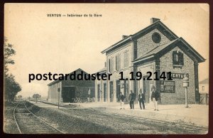 h1396 - FRANCE Vertus 1910s Marne. Railway Train Station