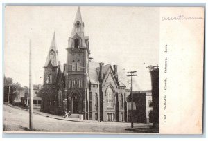 c1910 Exterior View First Methodist Church Ottumwa Iowa Antique Vintage Postcard 