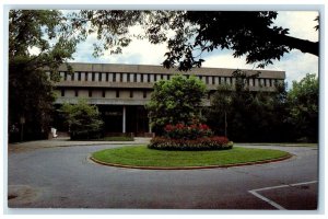 c1960's Nursing Building University Of Iowa City Iowa IA Unposted Trees Postcard