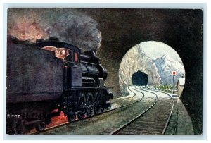 c1910s F. Witt Suedbahn class 170, on the Semmering Styria, Austria Postcard 