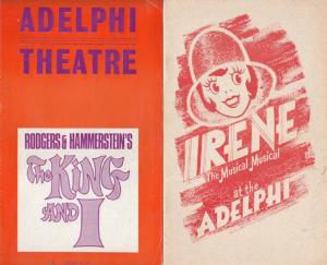 The King & I Irene Adelphi London Dr Jekyll & Mr Hyde 2x Theatre Programmes