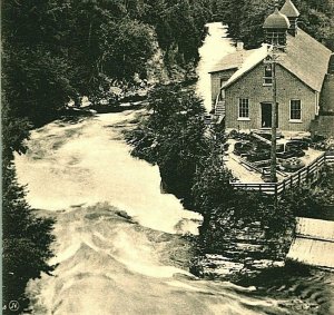 Sherbrooke Quebec Canada Magog River UNP UDB Postcard 1900s Valentine's Series