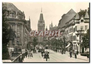 Modern Postcard Metz Freiburg im Breisgau Historische Aufnahme Kaiserstrasse ...