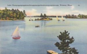 Massachusetts Webster General View Of Lake Chargoggagoggmanchaugagoggchaubuna...