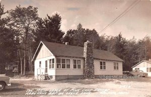 Main Lodge at Pine Cone Resort in Walker, Minnesota