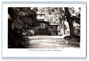 c1910 RPPC Toyon Lodge Saratoga California Postcard F112E