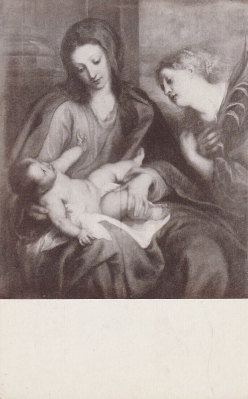 Illinois Chicago Art Institute The Virgin Infant Christ and St Catherine