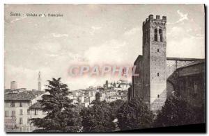 Postcard Old Siena Veduta Domennico