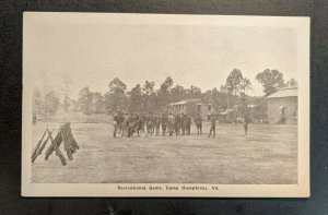 Mint Vintage US Military Camp Humphreys VA Postcard RPPC