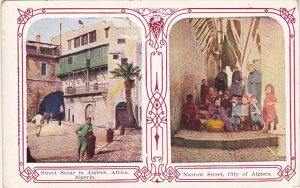 Algeria Algiers Street Scene and Narrow Street