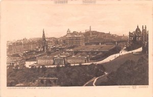 Edinburgh from the Castle Scotland, UK Unused 