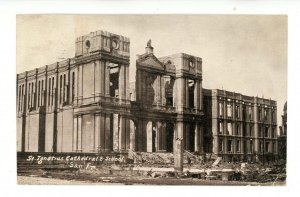 CA - San Francisco. Apr 18, 1906 Earthquake/Fire.St Ignatius Cathedral
