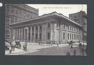 Post Card Ca 1912 Chicago IL Illinois Trust & Savings Bank Used For Adv