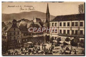 Old Postcard Neustadt d H Marktplatz