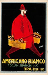 Advertising Postcard - Old Vintage Antique  Americano Bianco