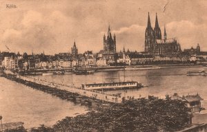 Vintage Postcard Koln Cologne Largest City in North Rhine-Westphalia Germany