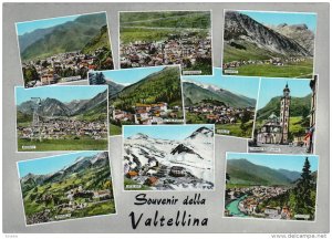 10 View, Souvenir della Valtellina, Lombardy, Italy, 50´s-70´s