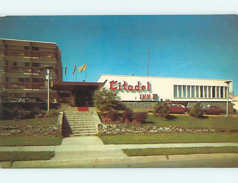 Unused Pre-1980 OLD CARS & CITADEL INN MOTEL IN HALIFAX Nova Scotia CANADA s2228