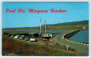 MARGAREE HARBOUR, Canada~ Roadside PAUL PIX SHOP Restaurant c1950s Cars Postcard