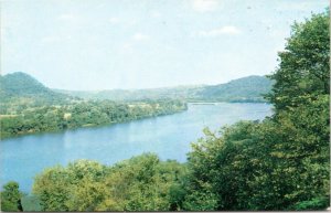 Postcard WV - Ohio River and West Virginia's Ohio River Valley