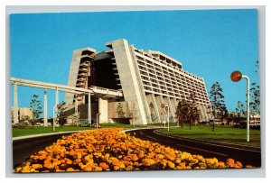 Vintage 1975 Advertising Postcard Walt Disney World Contemporary Resort Monorail