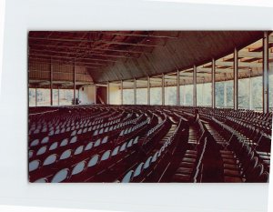 Postcard Amphitheatre Interior Tanglewood Lenox Massachusetts USA