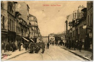 CPA TROYES La Rue THIERS (723218)