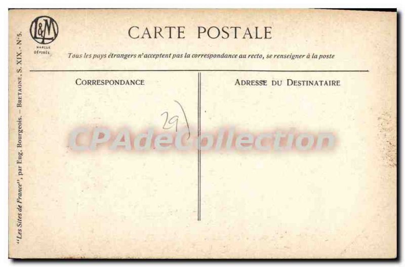 Old Postcard The Pointe du Raz