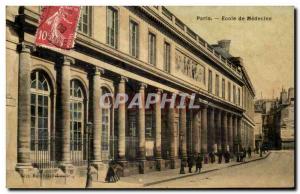 Paris - 6 - School of Medicine - Old Postcard