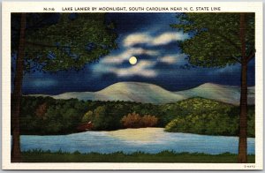 South Carolina SC Near North Carolina NC State Line, Lake Lanier, Postcard