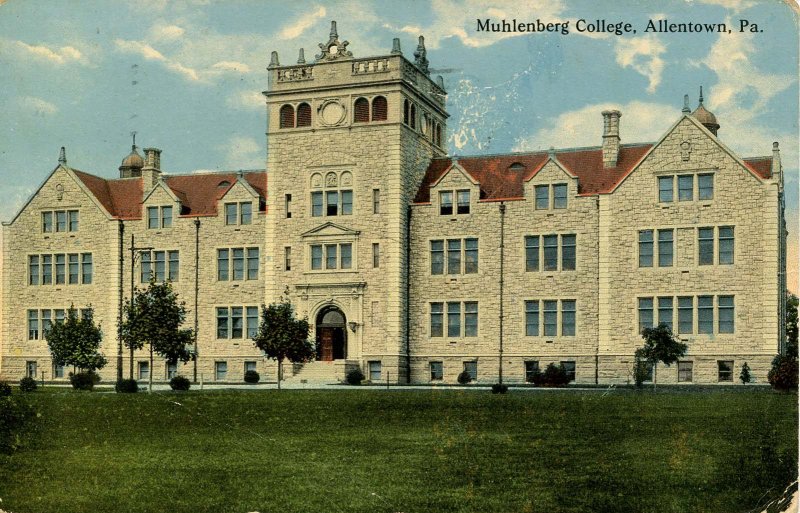 PA - Allentown. Muhlenberg College       (creases)