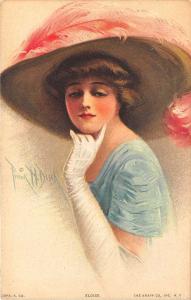 Frank H Desch Eloise Beautiful Woman Signed Postcard #303-4