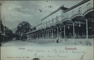 1899 Cancel Postcard Bad Kreuznach GERMANY Kurhaus Spa House